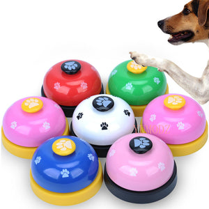 Pet Training Dinner Bell Paw Presser Dog Reminder Feeding