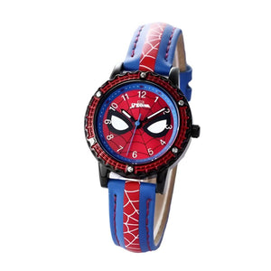 Children Spiderman Quartz Watch Luminous Pointer Boys Wristwatch For Kids