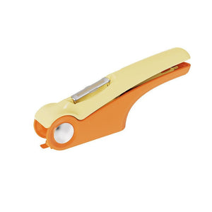 Manual Garlic Press Kitchen Gadget Multi Function Household Tool White Green Orange