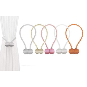 Curtains 1 Or 2 Pairs Of Clips Magnetic Ball Home Holdbacks Tiebacks Backs Buckle