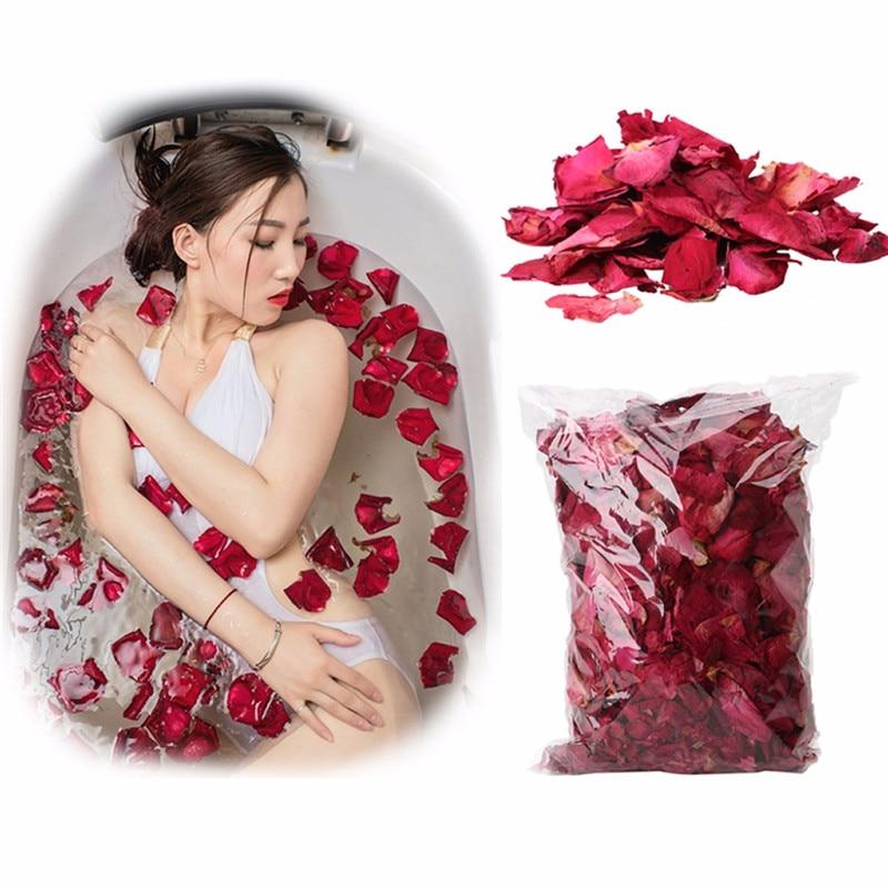 Red Dried Rose Petals Home Luxury Self Care Romantic Decorations