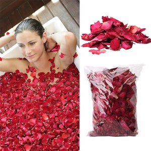 Red Dried Rose Petals Home Luxury Self Care Romantic Decorations