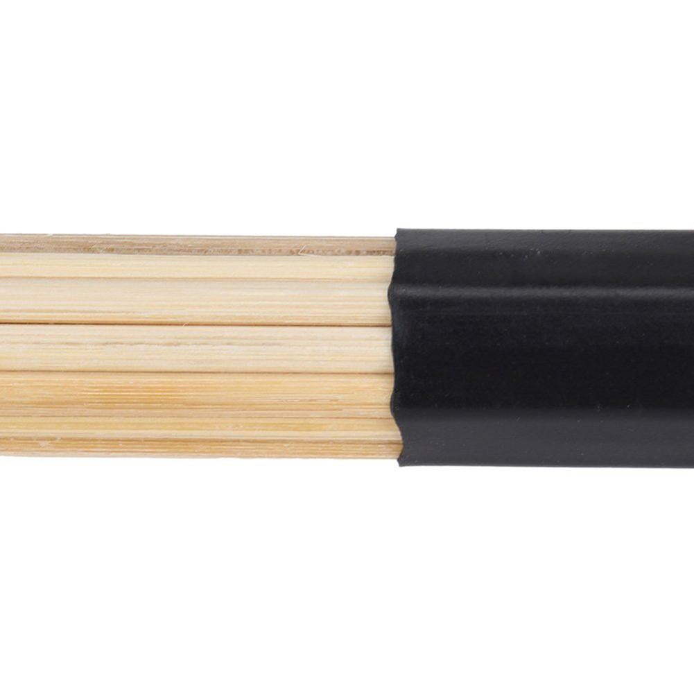 15.7 Inch 40Cm Drum Bruashes Sticks Bamboo Black Jazz Brushes Profession Musical Instruments Accessories