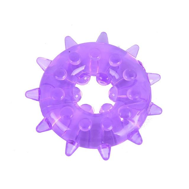 House Of Dasein Bdsm Silicone Cock Ring Snowflake Shape Ejaculation Delay Black Pink Blue Purple