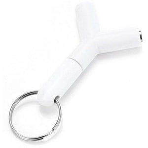 1 To 2 3.5Mm Audio Splitter White