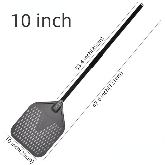 Pizza Shovel 25 Centimetre X 121 Dark Grey Metal Handle Baking Tool