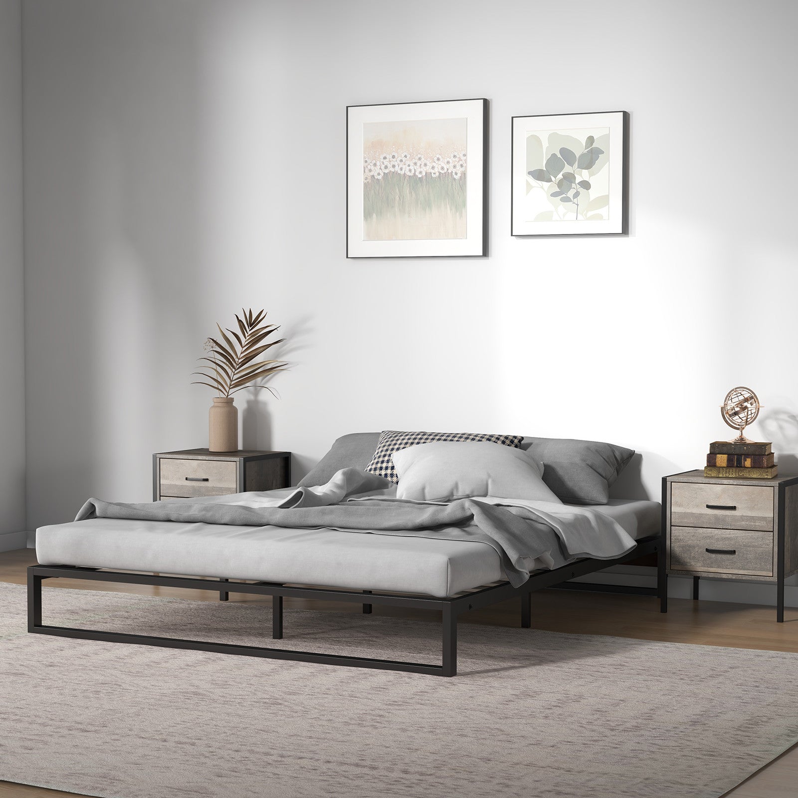 Florence Metal Bed Base Single