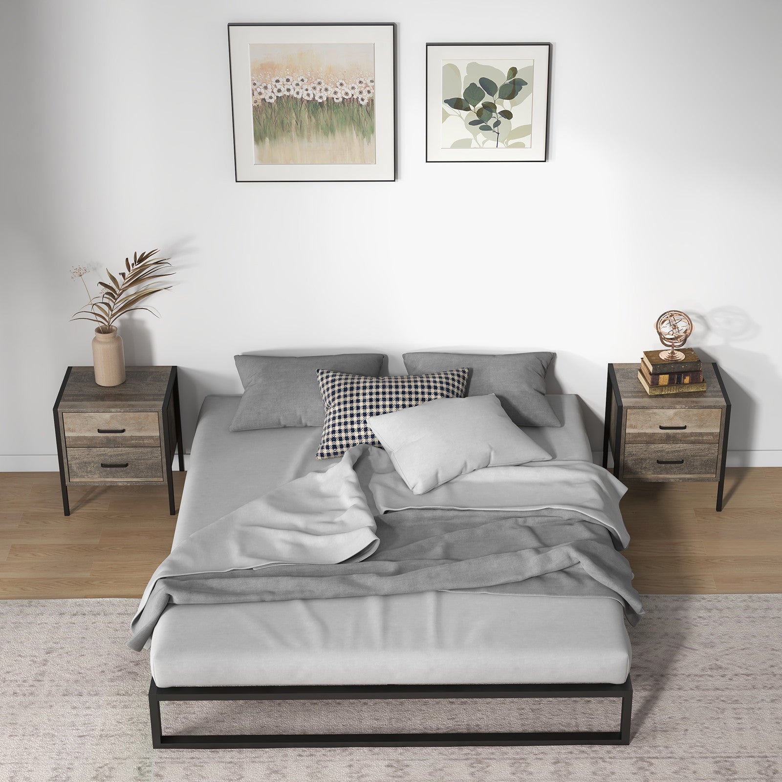 Florence Metal Bed Base Single