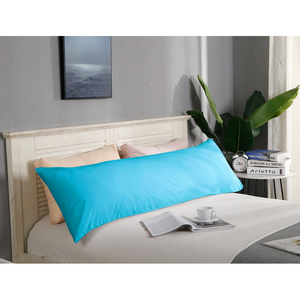 1000Tc Premium Ultra Soft Body Pillowcase - Light Blue