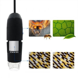 1000X Wireless Wifi Digital Electron Microscope Black