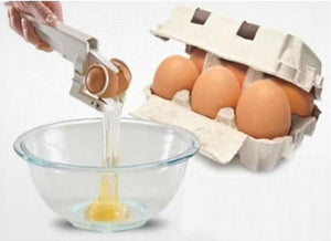 Handheld Plastic Egg Cracker Breaker Separator Kitchen Gadget Tool