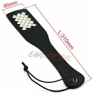 House Of Dasein Faux Leather Paddle With Studs Bdsm Impact Play Toys Couples Spanking Fetish