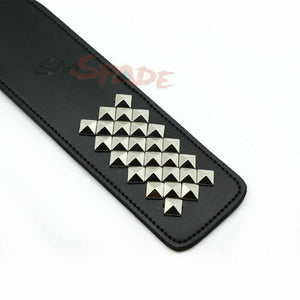 House Of Dasein Faux Leather Paddle With Studs Bdsm Impact Play Toys Couples Spanking Fetish