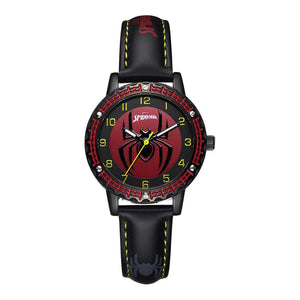 Children Spiderman Quartz Watch Luminous Pointer Boys Wristwatch For Kids