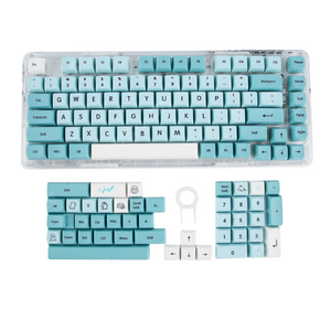 Keycap Keyboard Ice Blue 126 English Keys Mechanical Switch Bag Pack