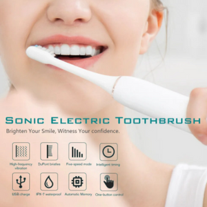 Smart Electric Sonic Toothbrush Rechargeable Usb Electronic Teeth Brush Ipx7