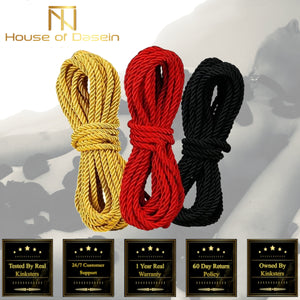 House Of Dasein 10M Nylon Bondage Rope Erotic Positions Slave Restraints Bdsm Fetish