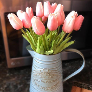 Colourful Tulips Artificial Flowers Decor