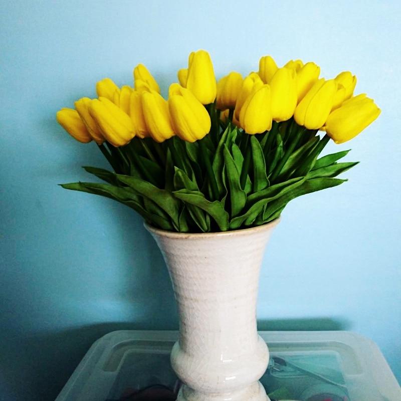 Colourful Tulips Artificial Flowers Decor