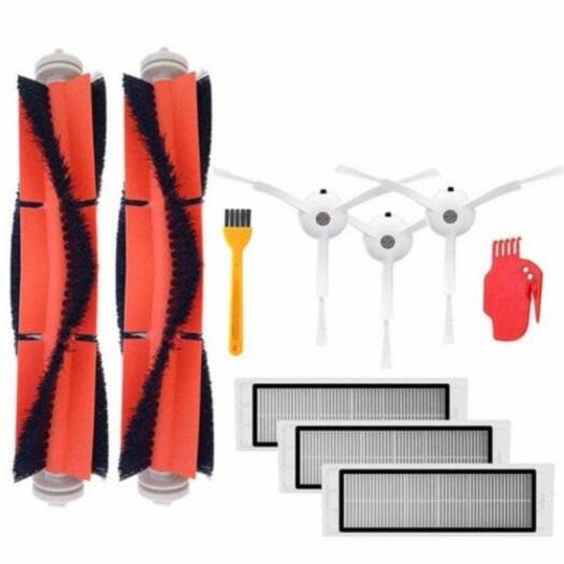 10Pcs Vacuum Robot Accessories Kit For Xiaomi Orange