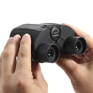 Telescopes 10X25 Folding High Power Compact Binoculars Suitable For Adults And Children Low Light Clear Night Vision Bir