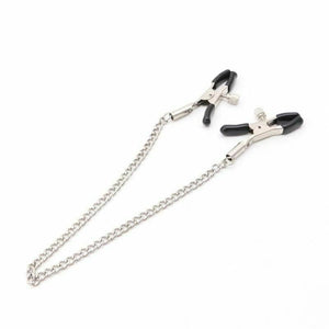 House Of Dasein Metal Adjustable Nipple Clamps With Chains Bdsm Bondage Beginners Fetish Kink