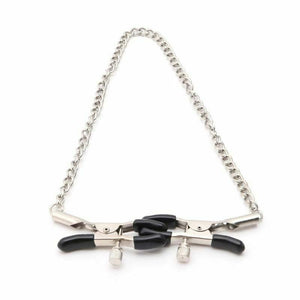 House Of Dasein Metal Adjustable Nipple Clamps With Chains Bdsm Bondage Beginners Fetish Kink