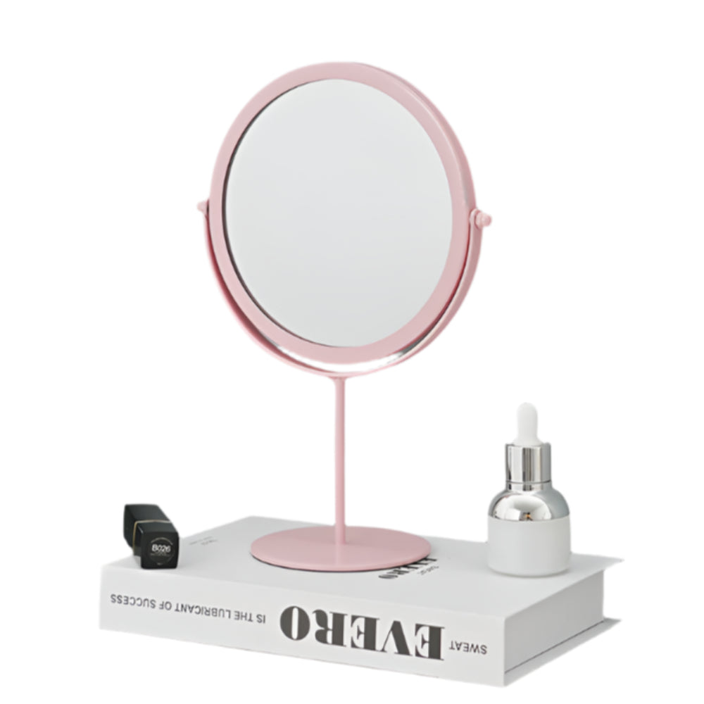 Bedroom Makeup Mirror With Iron Frame And Clear Surface For Dressing Needs