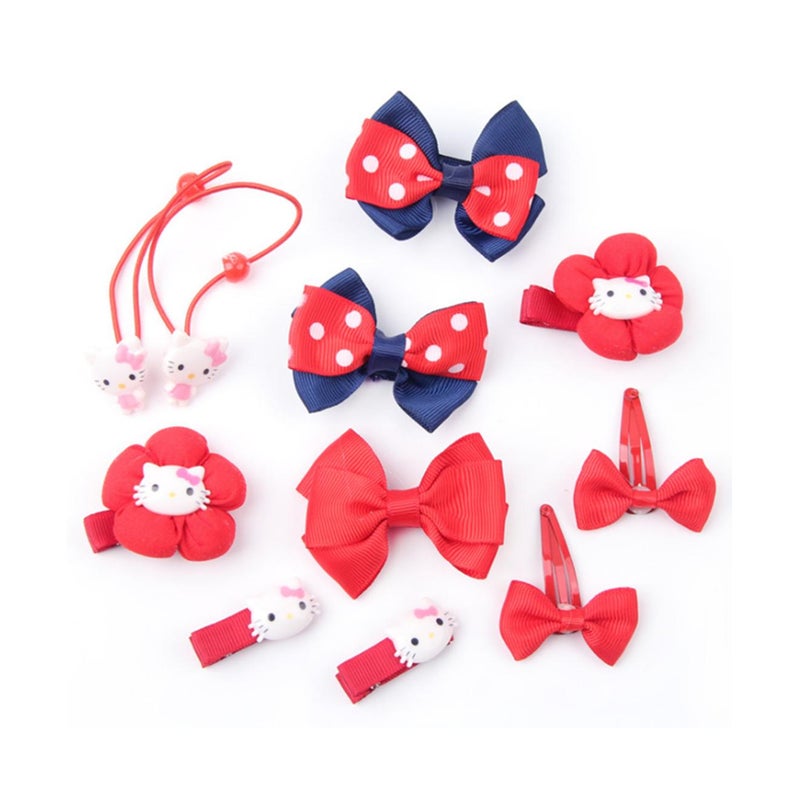 1Children's Hair Suit Cartoon Headdress Cute Butterfly Clip Red A