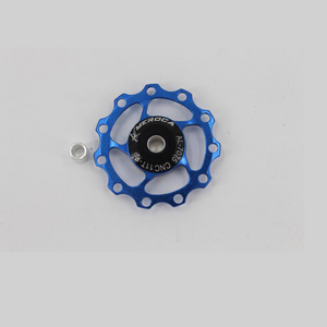 2Pcs Mountain Bike Rear Derailleur Pulley Jockey Wheel Road Guide 11T Blue