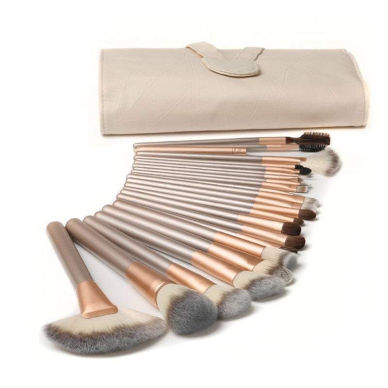 Makeup Brushes Elegant Champagne Gold Up Set Cosmetic Tools