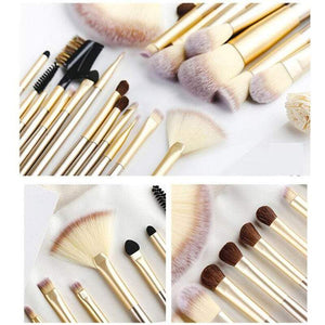 Makeup Brushes Elegant Champagne Gold Up Set Cosmetic Tools