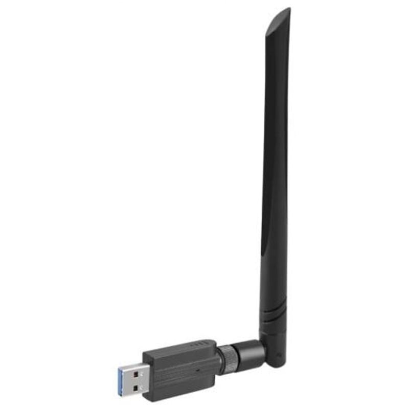 1200M Dual Band Wireless Usb Adapter Black