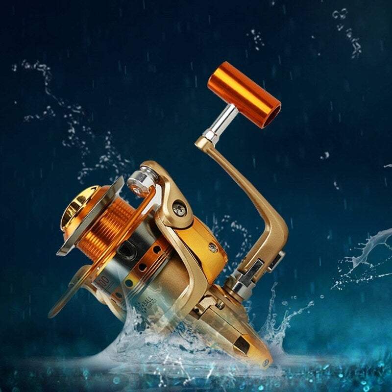 Fishing Reels 12Bb All Metal Spinning Ultra Smooth Spool Lightweight Aluminium