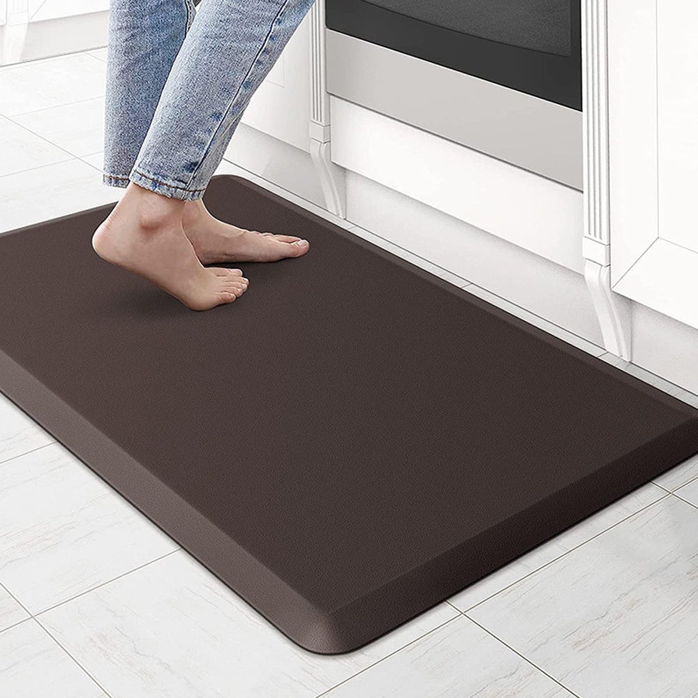 12Mm Thick Cushioned Anti Fatigue Mat For Kitchen Laundry Ergonomic Support