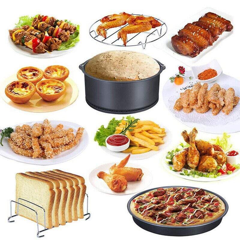 Kitchen Appliance 12Pcs Set 6Inch Air Fryer Accessories For Airfryer 2.5 6.8Qt