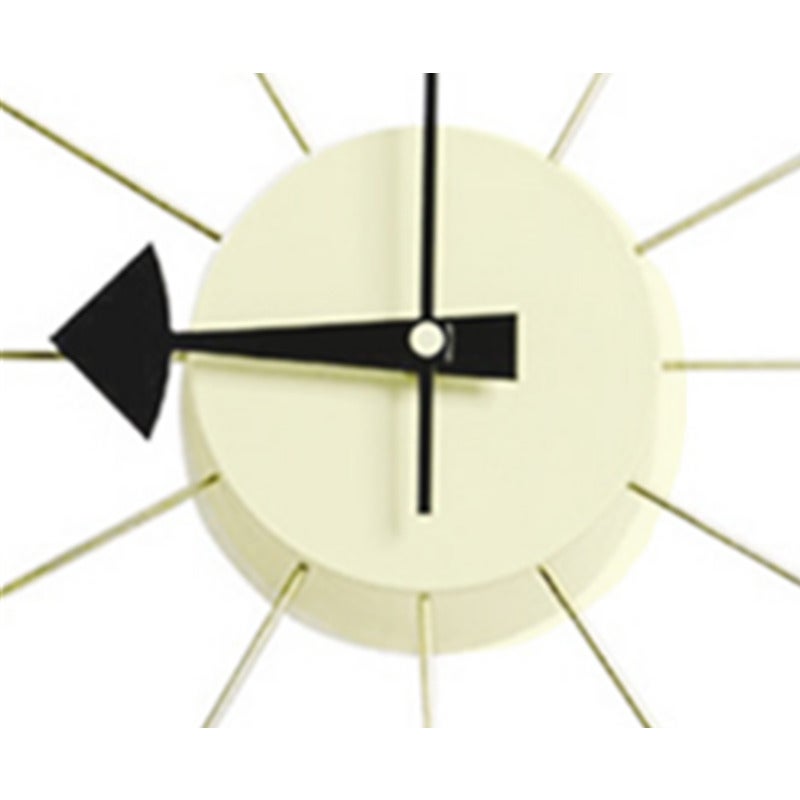 13 Inch Simple Candy Wall Clock Solid Color Colored Silent Suitable For Living Room Dining Black