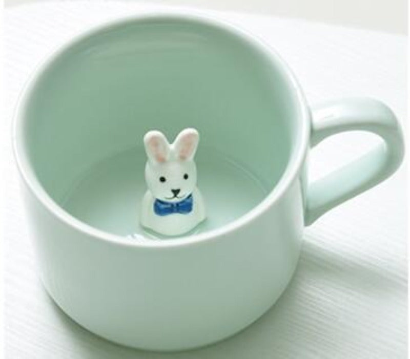 Creative 3D Cartoon Animal Ceramic Novelty Mug