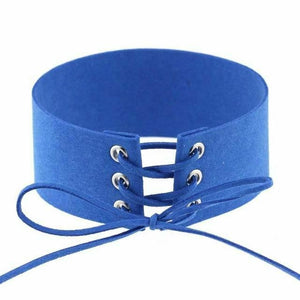 House Of Dasein Bdsm Lace Up Collar Sexy Submissive Choker Necklace Bondage Restraints