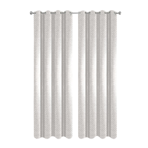 150 Centimetre Beige Modern Waffle Plaid Curtain For Living Room Bedroom Balcony
