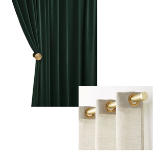 150 Centimetre Green High Quality Modern Velvet Blackout Curtains For Living Room Bedroom Dining Drape