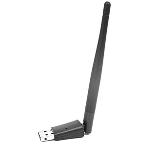 150Mbps Mt7601 Usb Wifi Wireless Network Card Adapter With Antenna For Tv Set Top Box Computer Plastic Metal