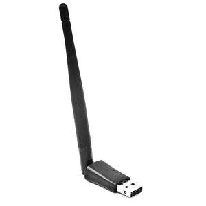 150Mbps Mt7601 Usb Wifi Wireless Network Card Adapter With Antenna For Tv Set Top Box Computer Plastic Metal