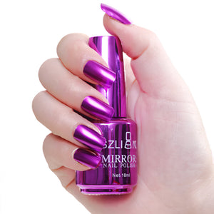 Mirror Silver Nail Polish Metal Colour Stainless Steel For Art Application