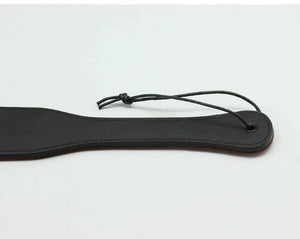 House Of Dasein Luxury Brown Leather Spanking Paddle Suede Spanker Bdsm Impact Play Fetish