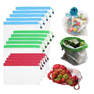 Storage Organisation Reusable Eco Friendly Mesh Shopping Bags Set