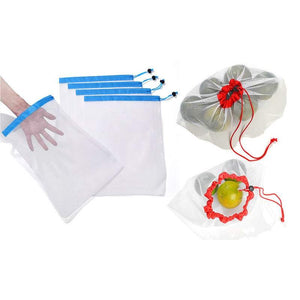 Storage Organisation Reusable Eco Friendly Mesh Shopping Bags Set