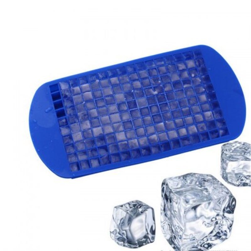 160 Grids Silicone Ice Cube Eco Friendly Cavity Tray Ocean Blue