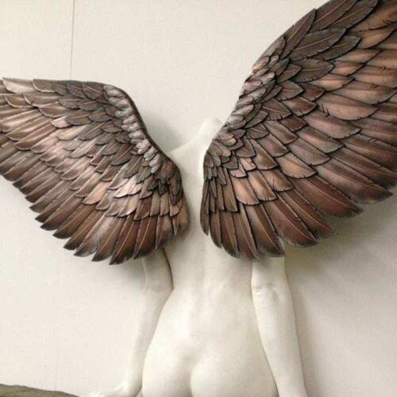 Angel Resin Wall Decoration Wings Ornaments For Home And Garden Dcor Sculptures