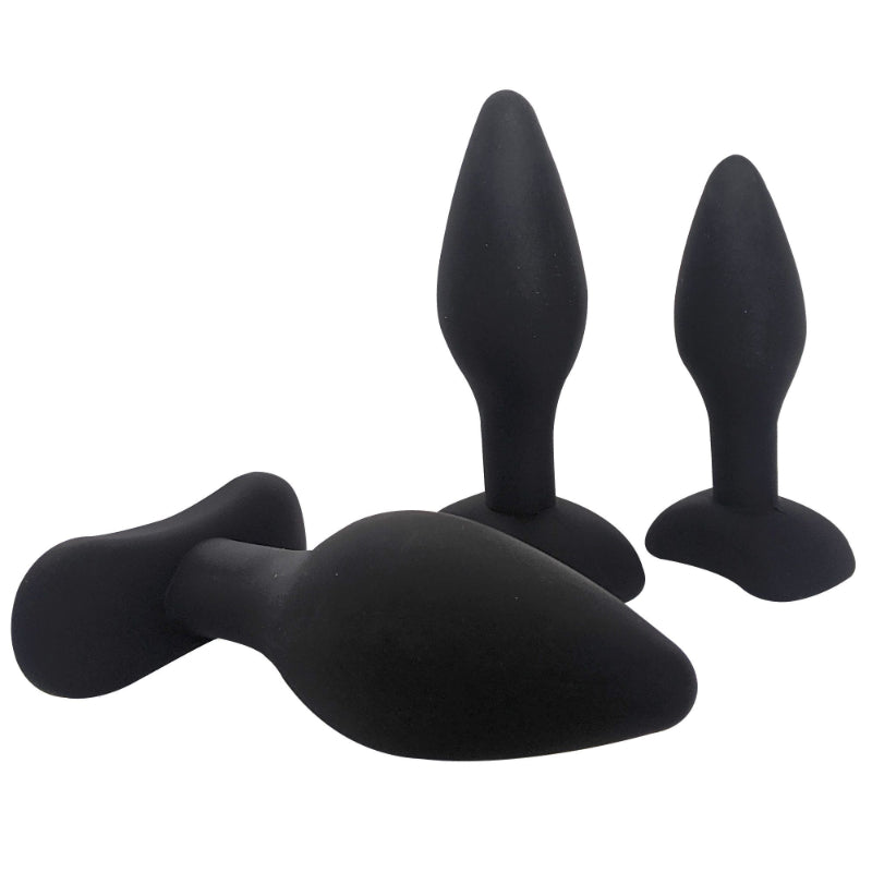 3 Plug Anal Training Kit Black